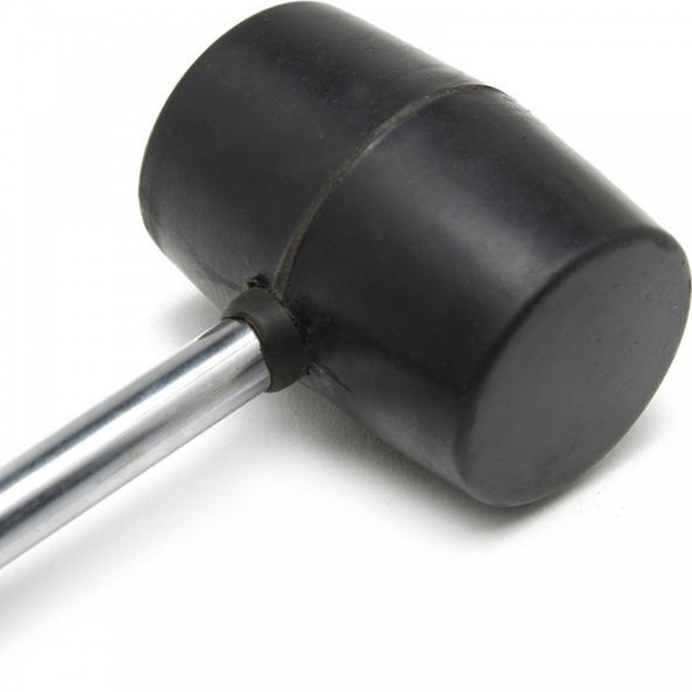 16oz Tubular Steel Rubber Mallet with Rubber Grip