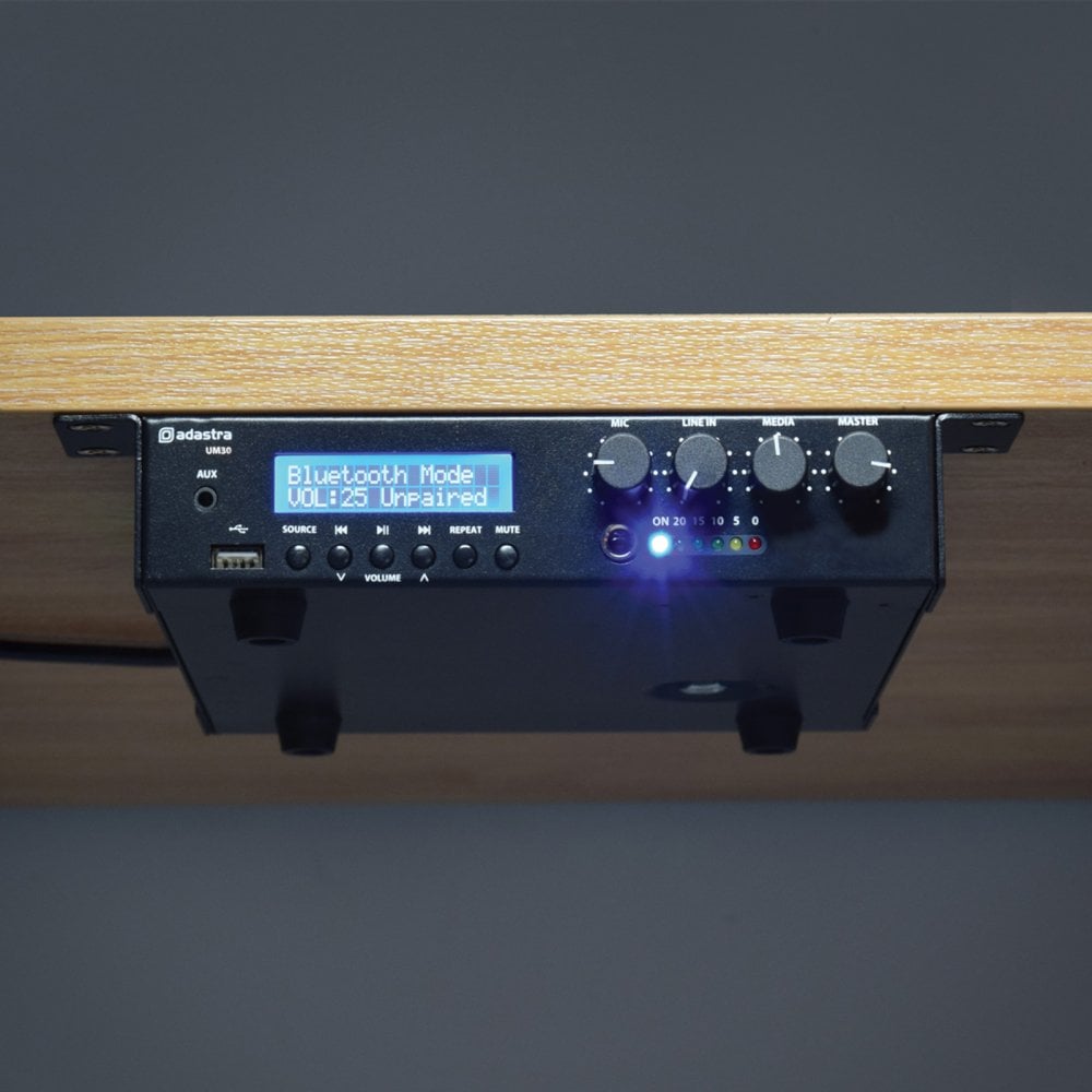 UM Series Ultra Compact Mixer-Amplifiers 100V