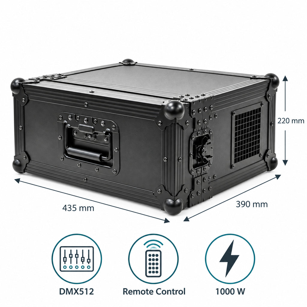 Pro 1000W Haze Machine Generator DMX HAZYR-PRO Flight Cased