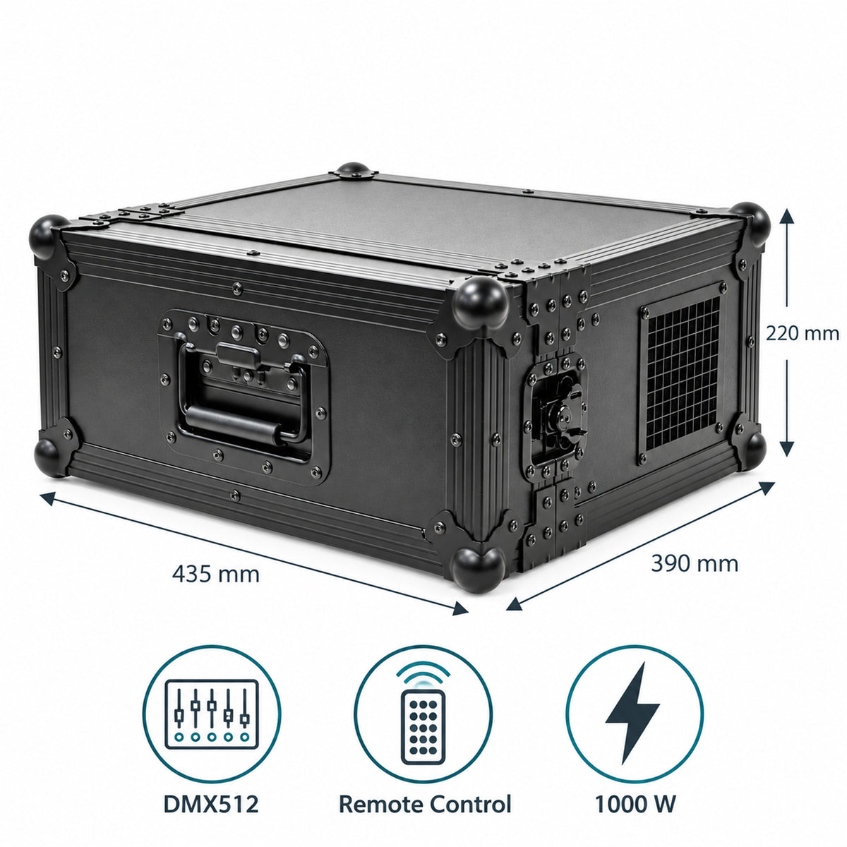 Pro 1000W Haze Machine Generator DMX HAZYR-PRO Flight Cased