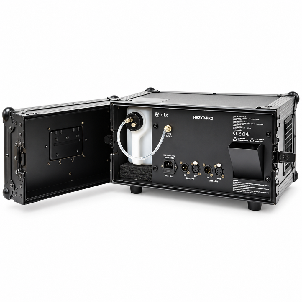 Pro 1000W Haze Machine Generator DMX HAZYR-PRO Flight Cased