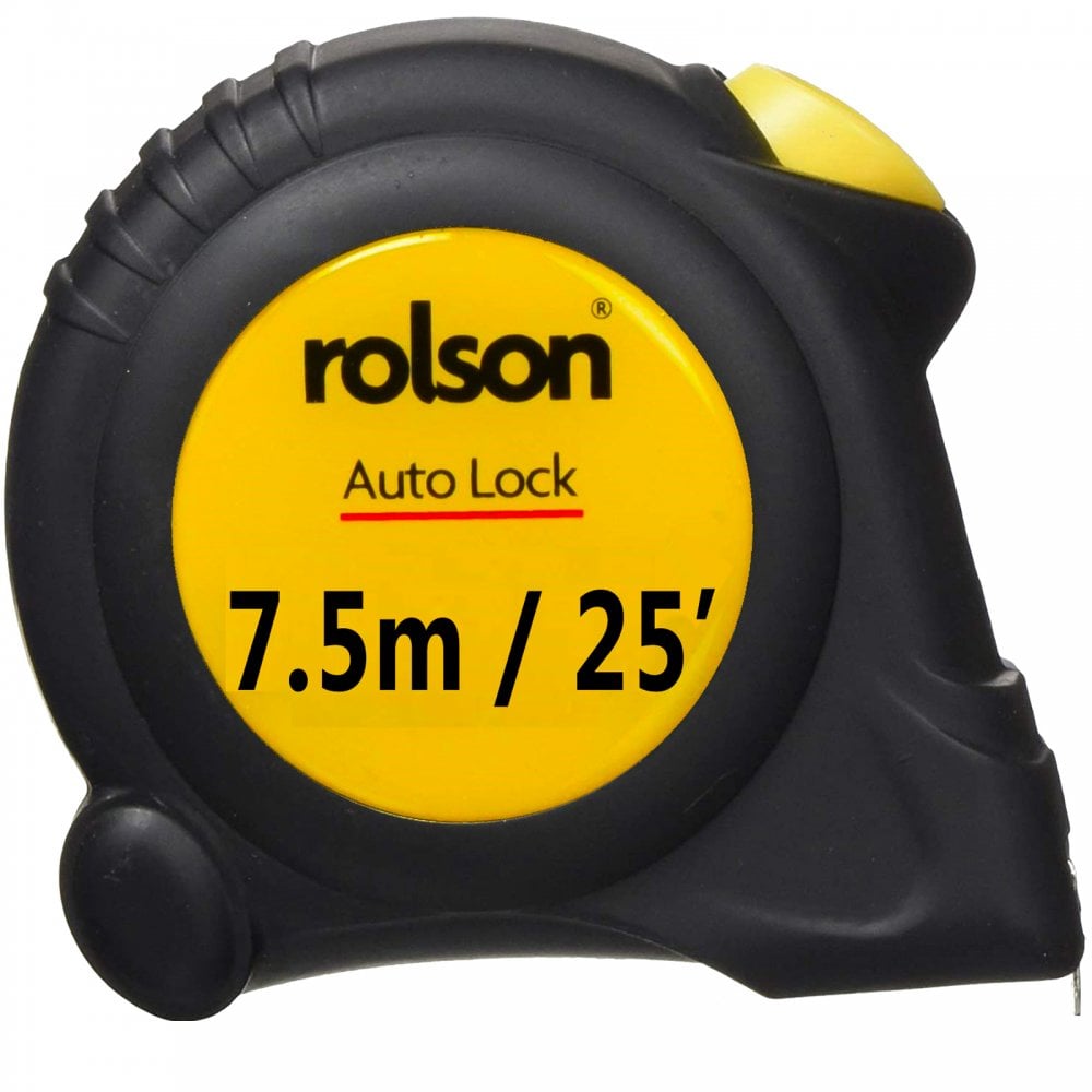 25mm x 7.5M 24ft Measuring Tape Retractable Measure Locking