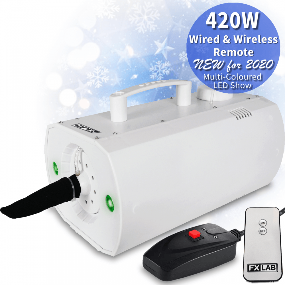 420w Artificial Snowflake Machine with Wired Remote Control