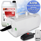 420w Artificial Snowflake Machine with 5L of Fluid