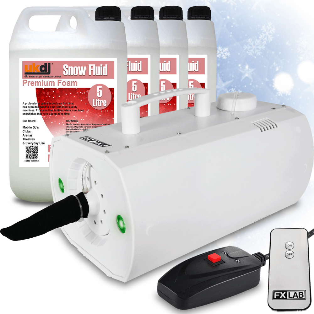 420w Artificial Snowflake Machine with 20L of Fluid