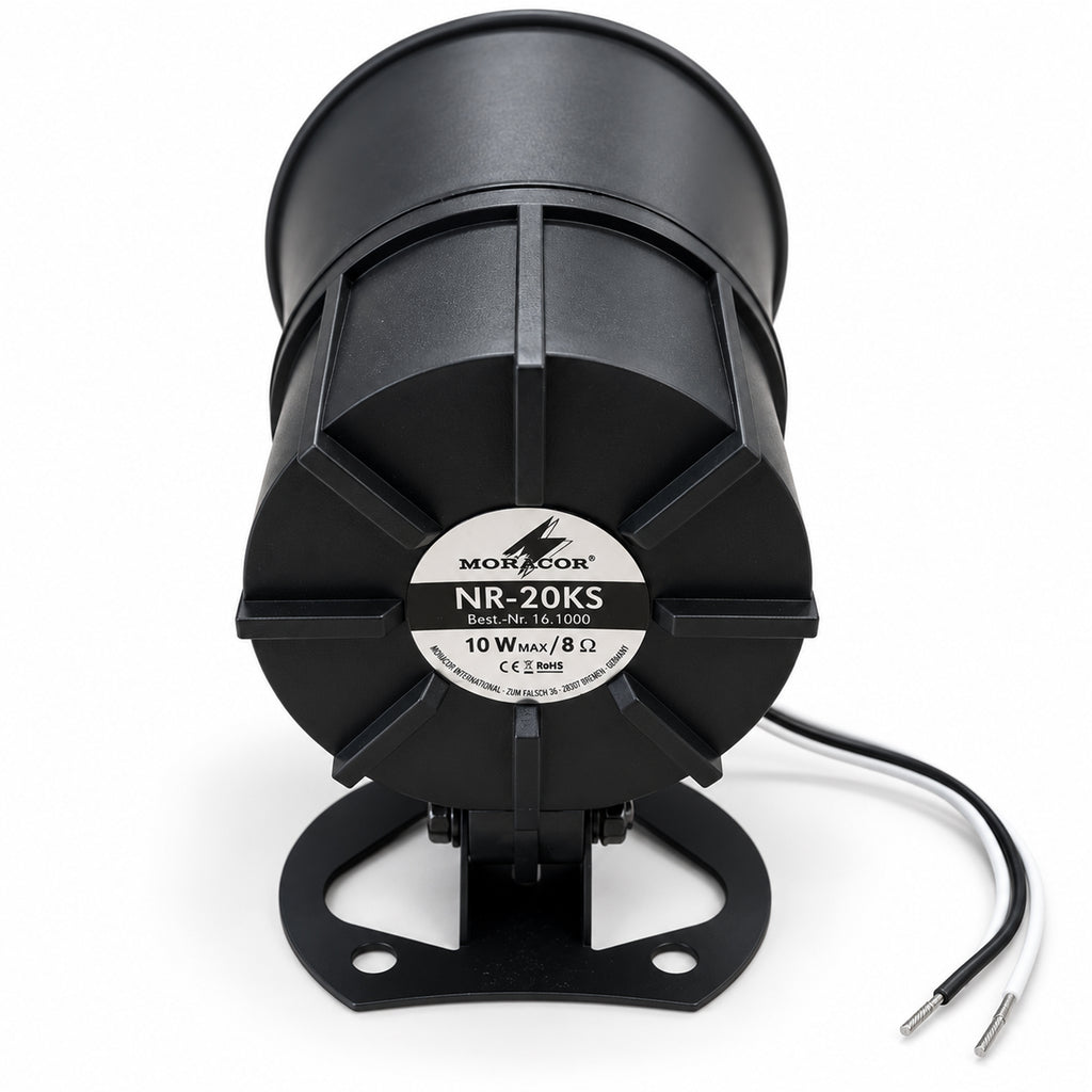 Black ABS 10w 8 ohm Round Horn Speaker Indoor and Outdoor