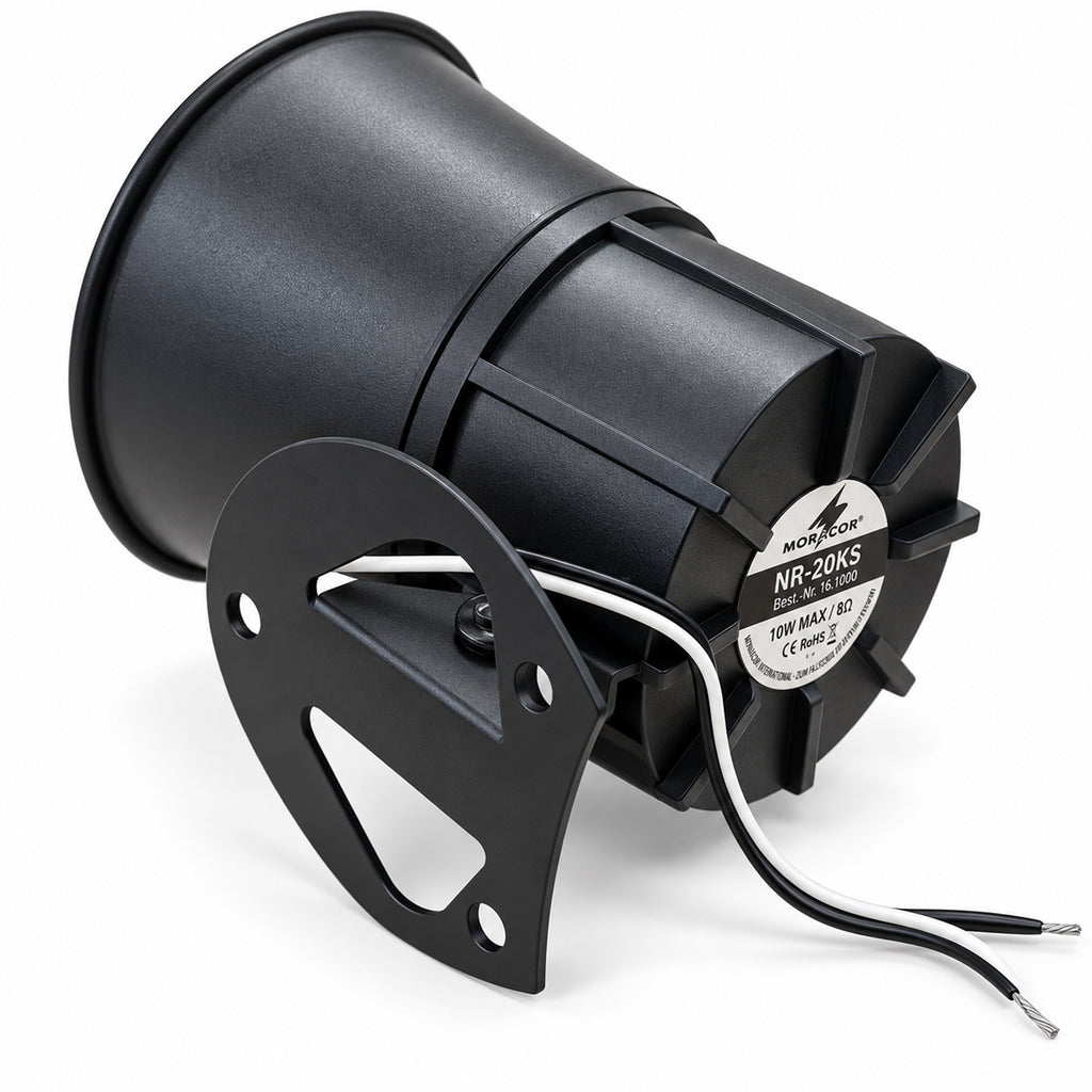 Black ABS 10w 8 ohm Round Horn Speaker Indoor and Outdoor