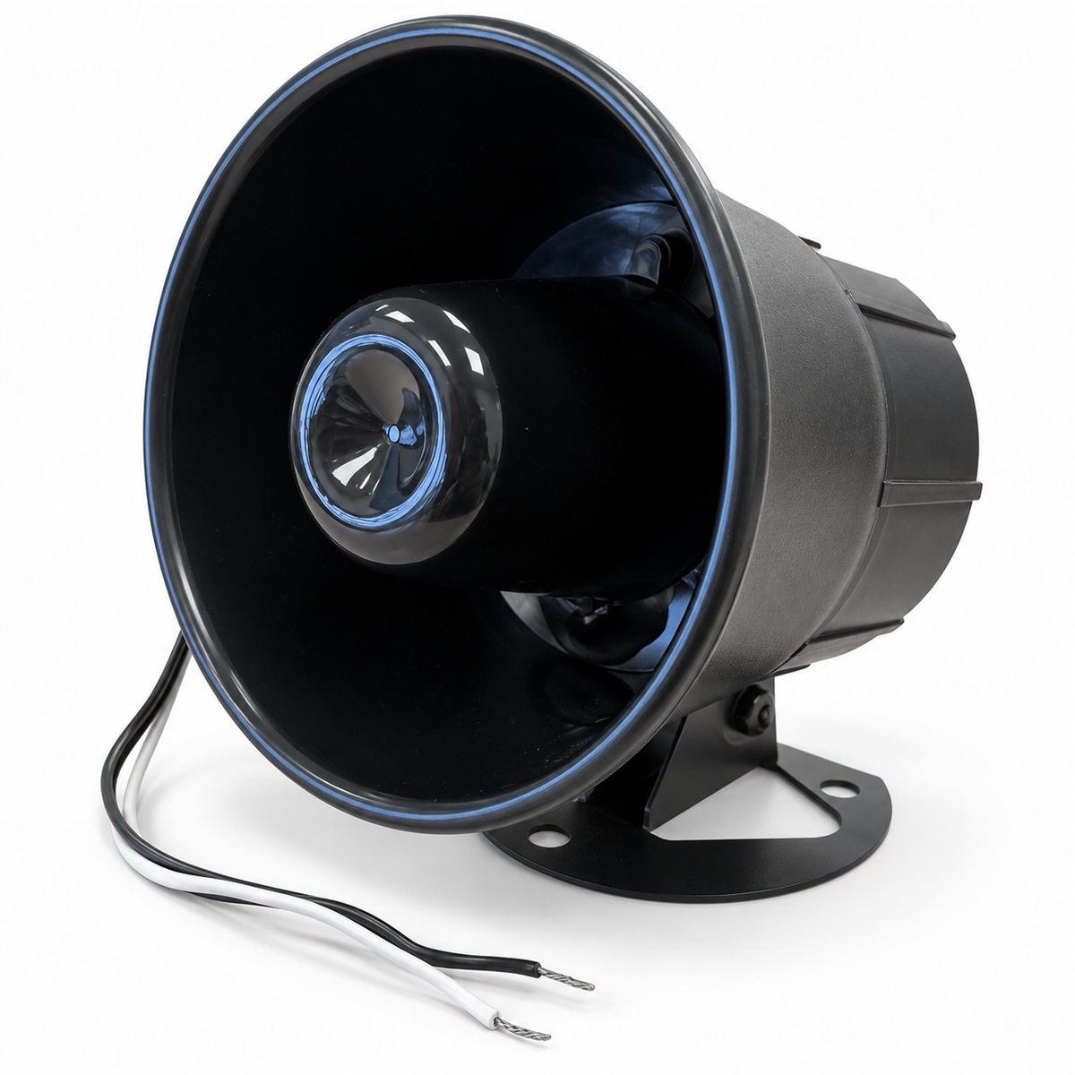 Black ABS 10w 8 ohm Round Horn Speaker Indoor and Outdoor