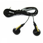 Lightweight DBBS Stereo Black Gold EarphoneS for Schools Tour Companies