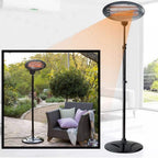 2kW Free Standing Patio Heater 3 Settings