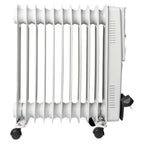 11 Fin Oil Filled Radiator 2.5kW with Timer White