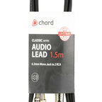 6.35mm Mono Jack to Twin RCA Cable