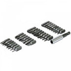 33pc x 25mm Security Bit Set - Tamperproof, Hex Key, Tri Wing