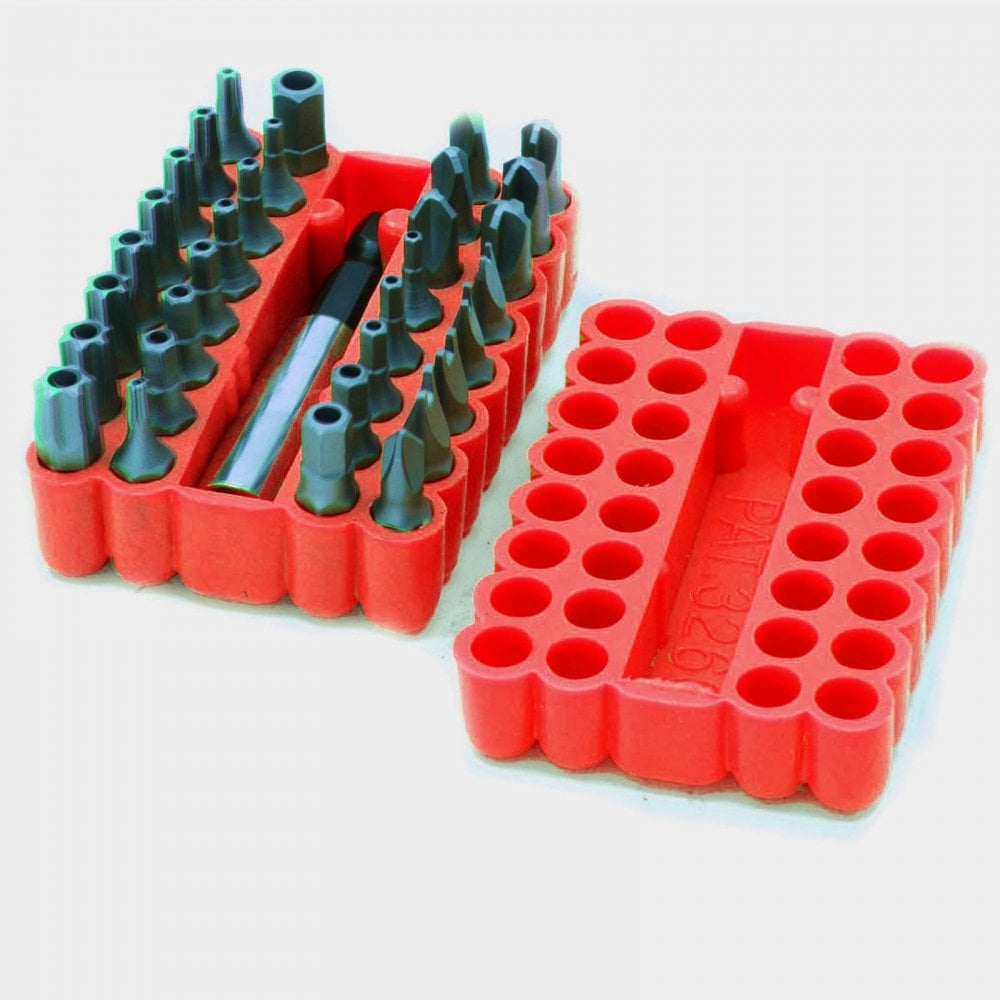 33pc x 25mm Security Bit Set - Tamperproof, Hex Key, Tri Wing