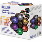 6 Way Pod Disco Party DJ Multi Colour LED Lamp Light FX