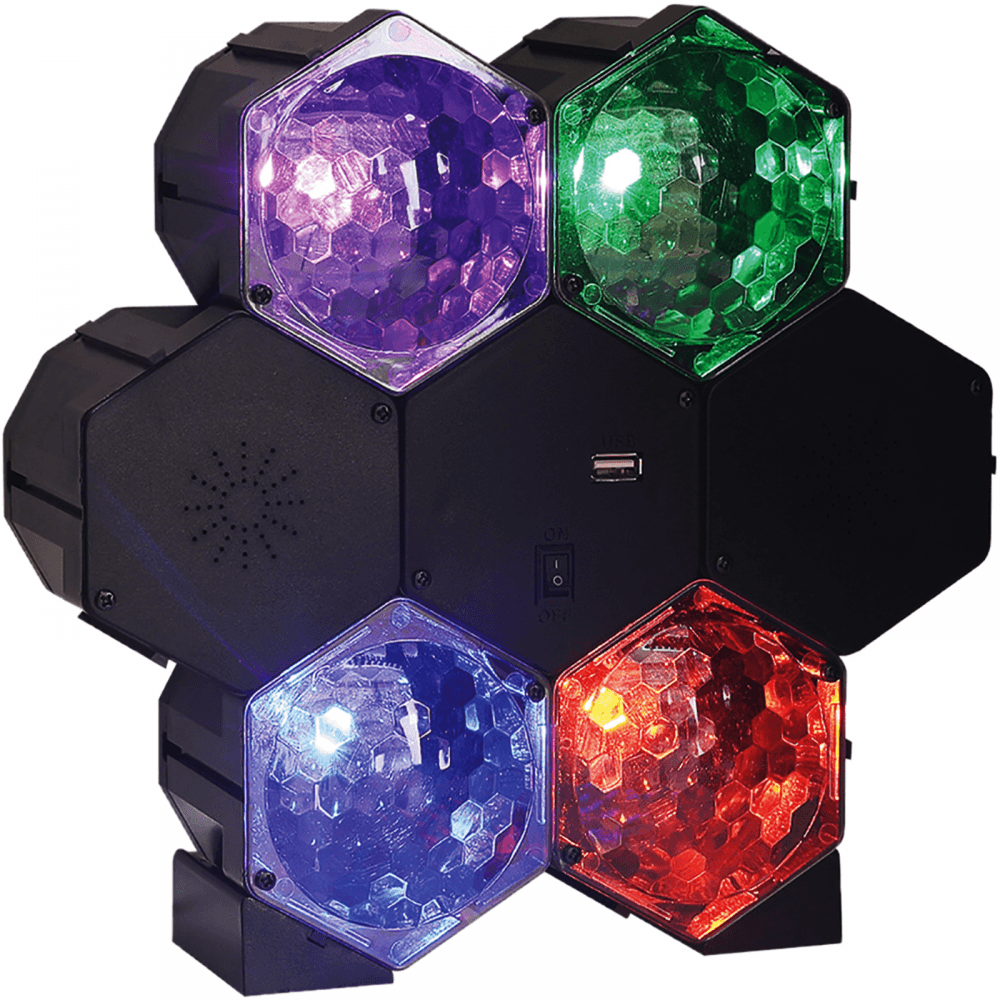4 Way Pod Disco Party with Bluetooth Speaker
