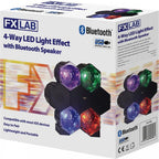 4 Way Pod Disco Party with Bluetooth Speaker