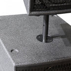Heavy Duty Internal Steel Top Hat Speaker Mounting Socket PAIR