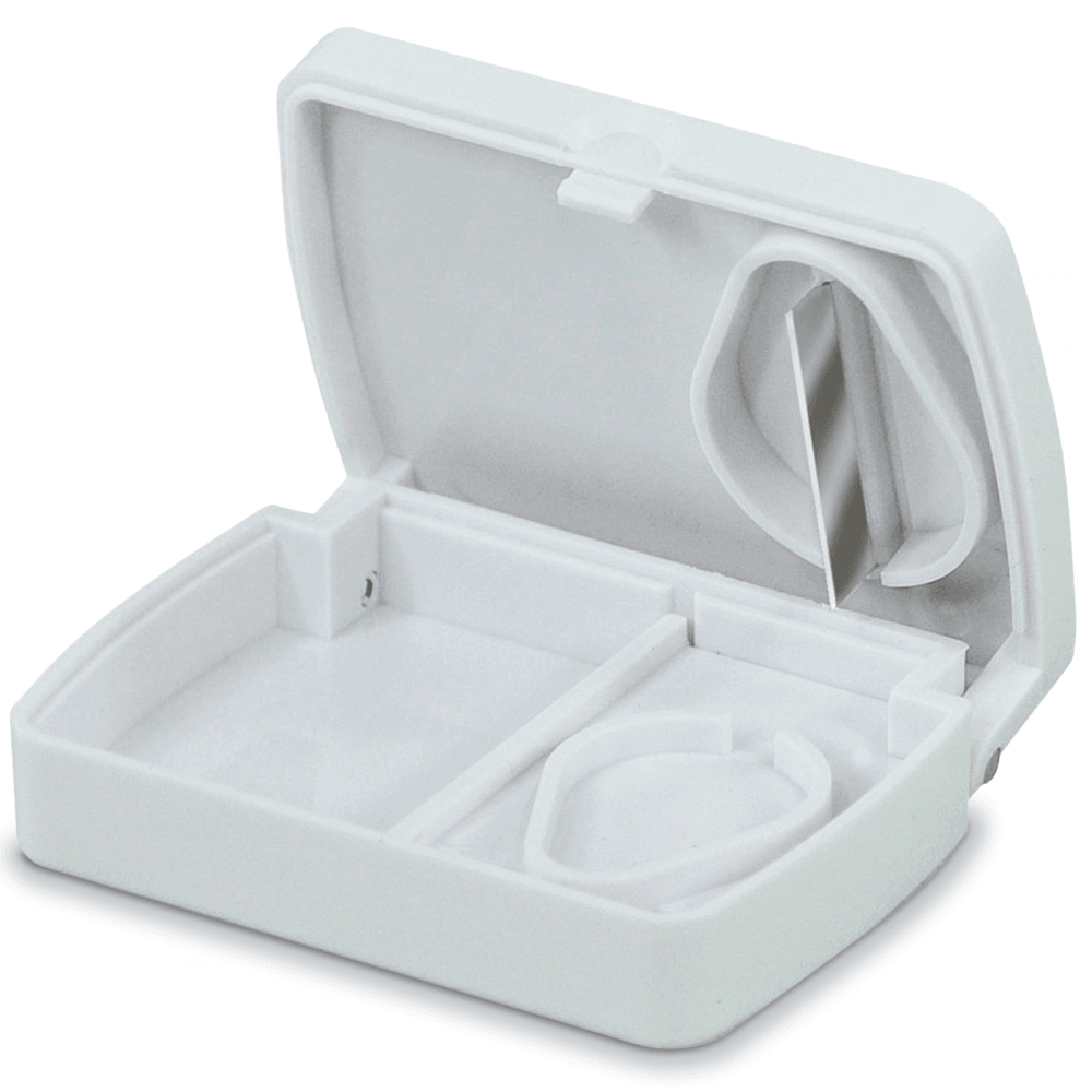 Pill Storage Box with Tablet Splitter
