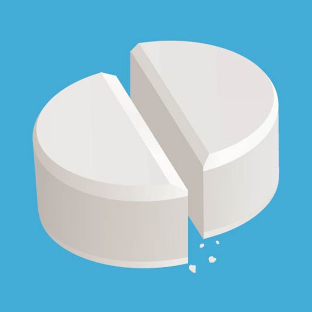 Pill Storage Box with Tablet Splitter