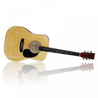 Full Size Black Acoustic Guitar with Bag and Strap