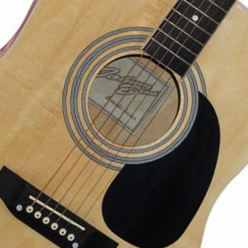 Full Size Black Acoustic Guitar with Bag and Strap