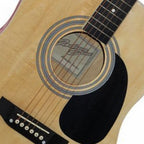 Full Size Black Acoustic Guitar with Bag and Strap