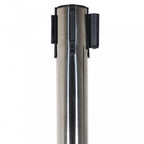 Retractable Barriers – Chrome Pole with Black Strap (Set of 2)