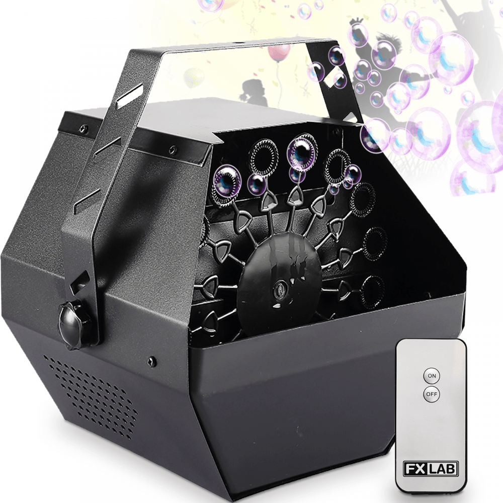 Lightweight Portable Bubble Effect Machine 0.6L Tank High Velocity Fan