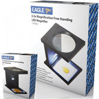 Folding 2.5X and 5X Magnifier with LED Lights