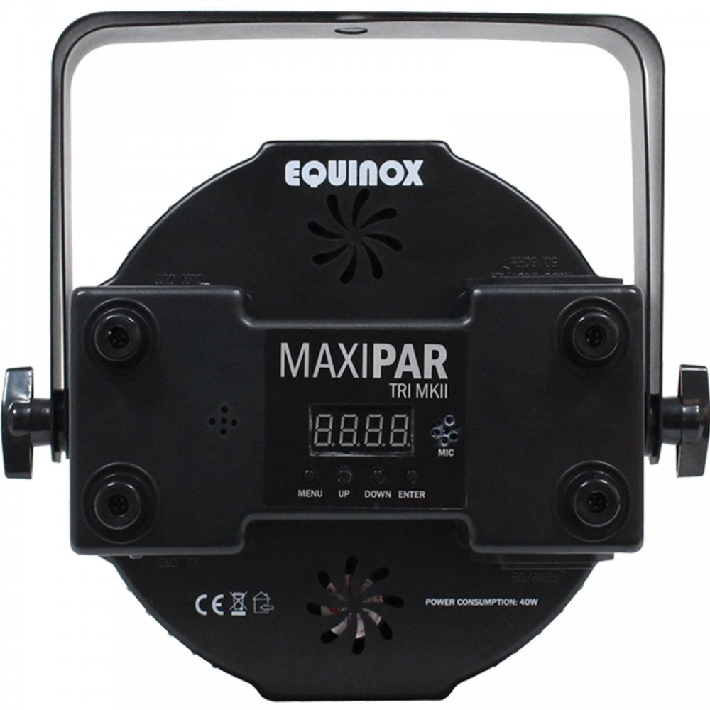 MaxiPar Tri MKII LED RGB Par Light Fixture