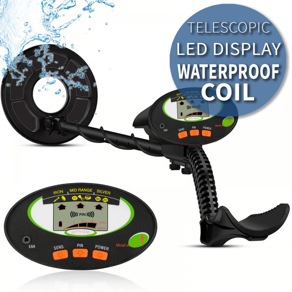Advanced Metal Detector with LCD Display