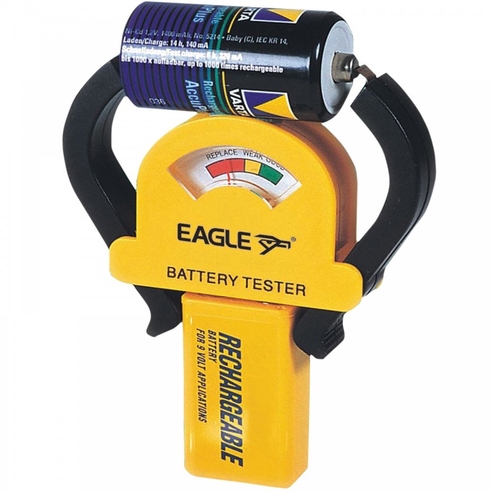Compact Pocket Size Battery Tester For Most Non & Rechargable Batteries