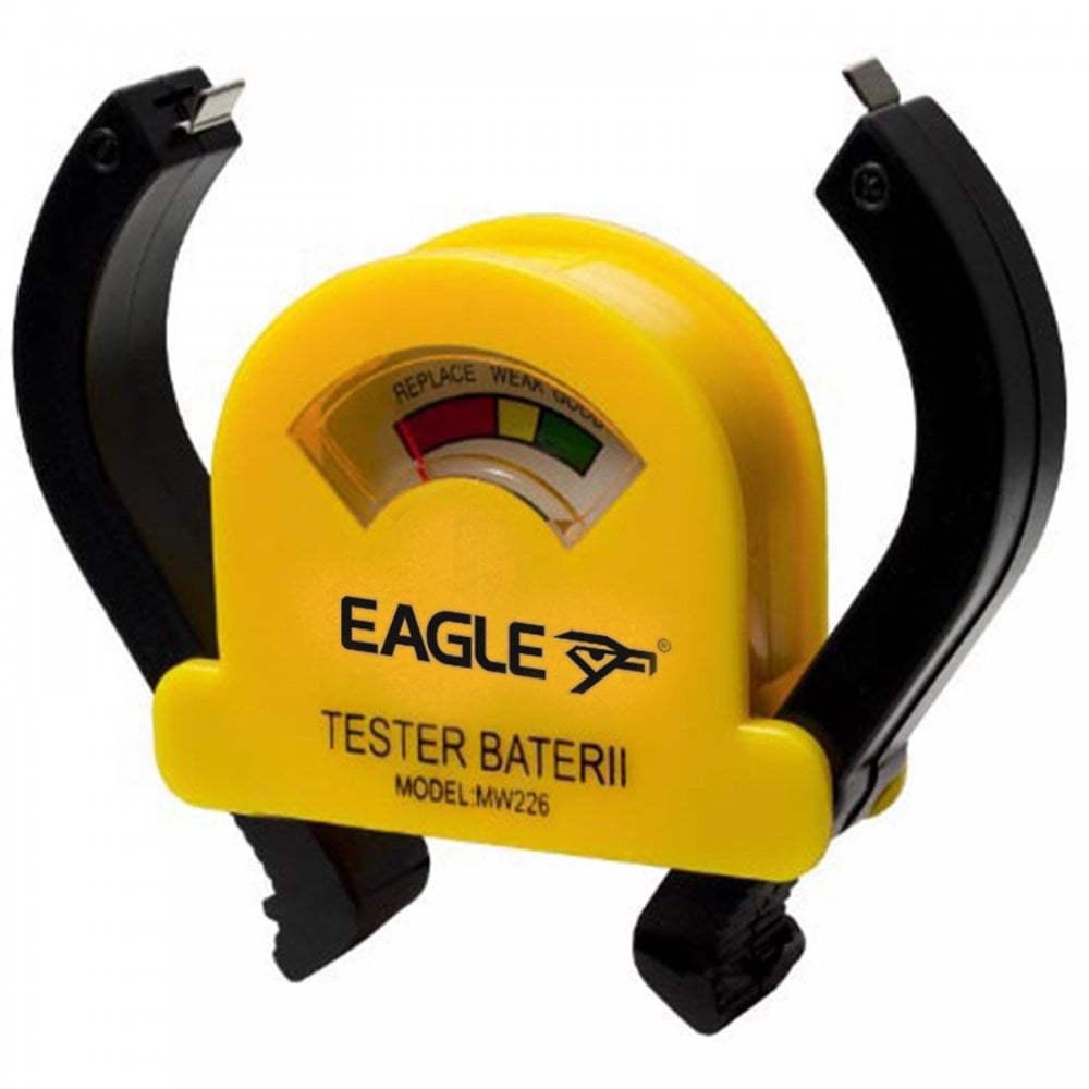 Compact Pocket Size Battery Tester For Most Non & Rechargable Batteries