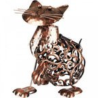 Solar Power LED Silhouette Cat Garden Light