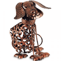 Solar Power LED Silhouette Dog Garden Light