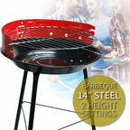 14" Portable Round Barbecue BBQ Grill