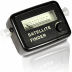 Satellite Signal Finder with Audio and Visual Signal Meter