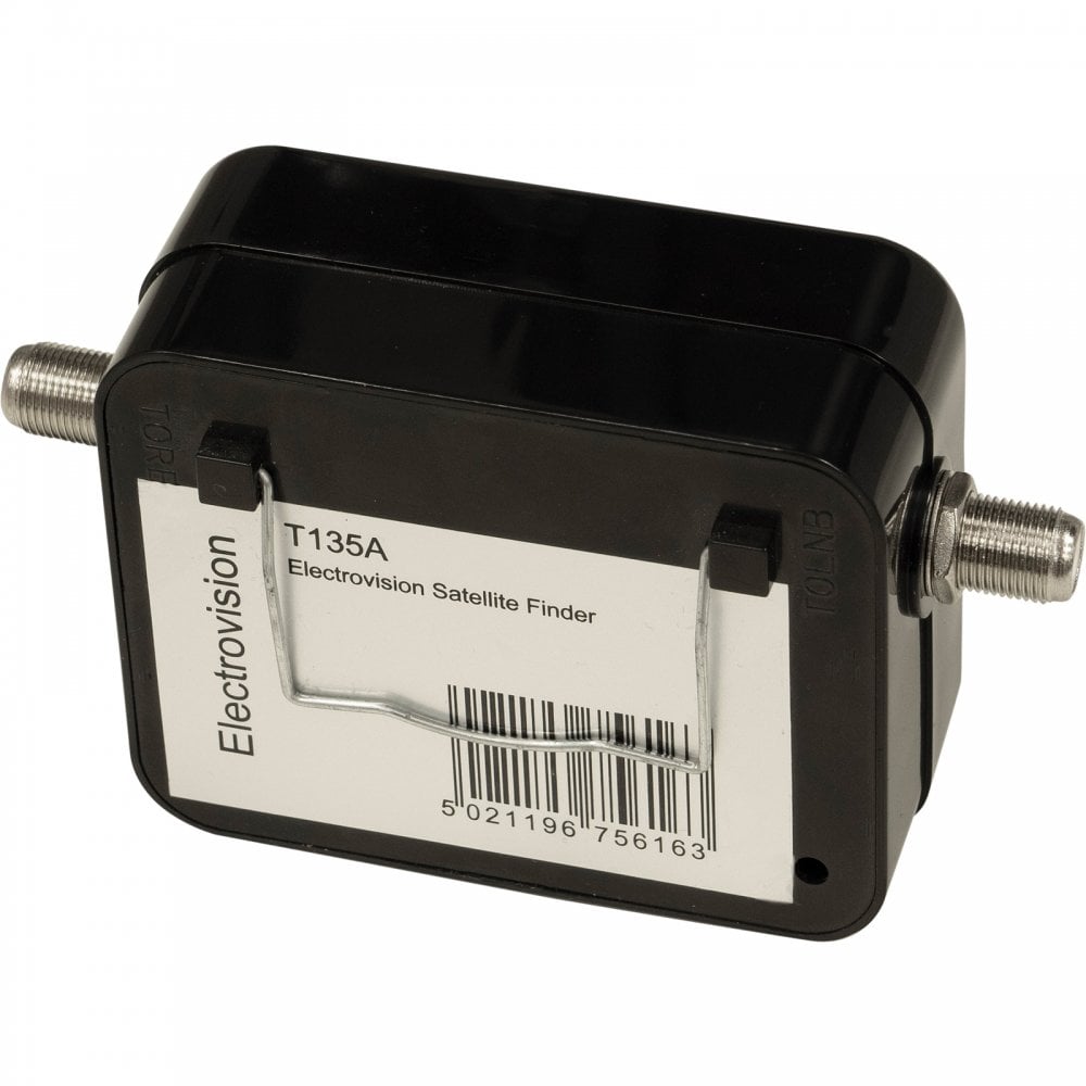 Satellite Signal Finder with Audio and Visual Signal Meter
