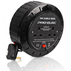 5m 2 Gang UK Mains Socket 10A Open Cable Reel