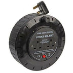5m 2 Gang UK Mains Socket 10A Open Cable Reel