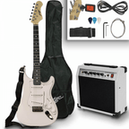 White Electric Guitar Set