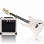 White Electric Guitar Set