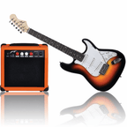 Sunburst Electric Guitar Set
