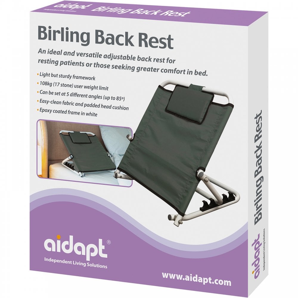 Birling Bed Back Rest Grey