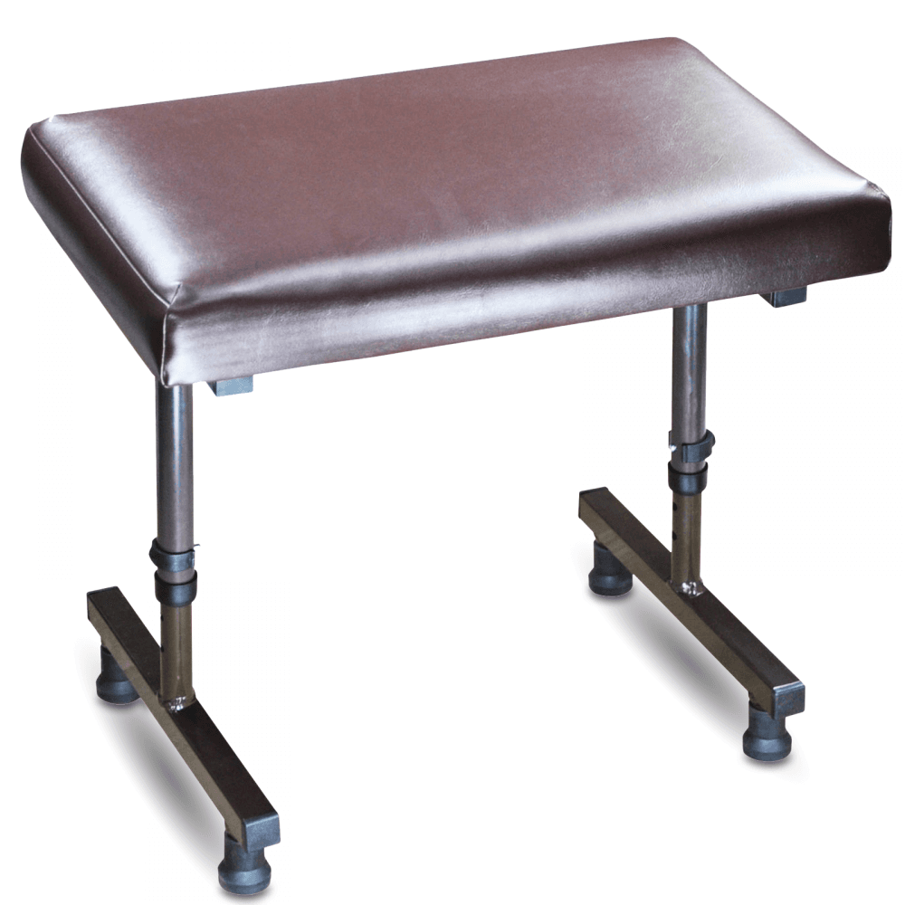 Beaumont Adjustable Foot Stool Leg Rest With Rubber Feet