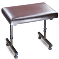 Beaumont Adjustable Foot Stool Leg Rest With Rubber Feet