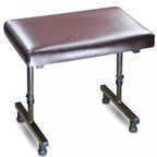Beaumont Adjustable Foot Stool Leg Rest With Rubber Feet