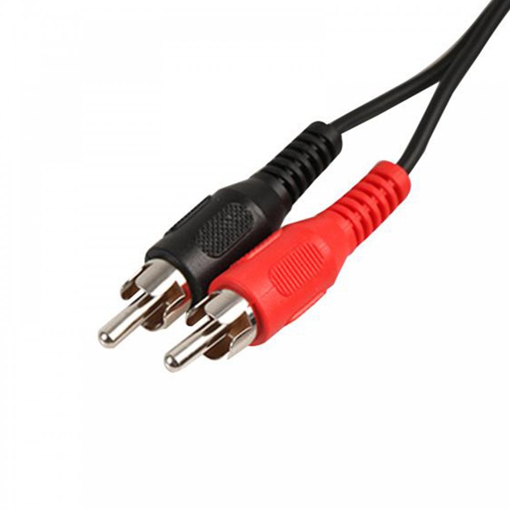 2 x RCA Phono Plugs to 2 x RCA Phono Sockets 5M