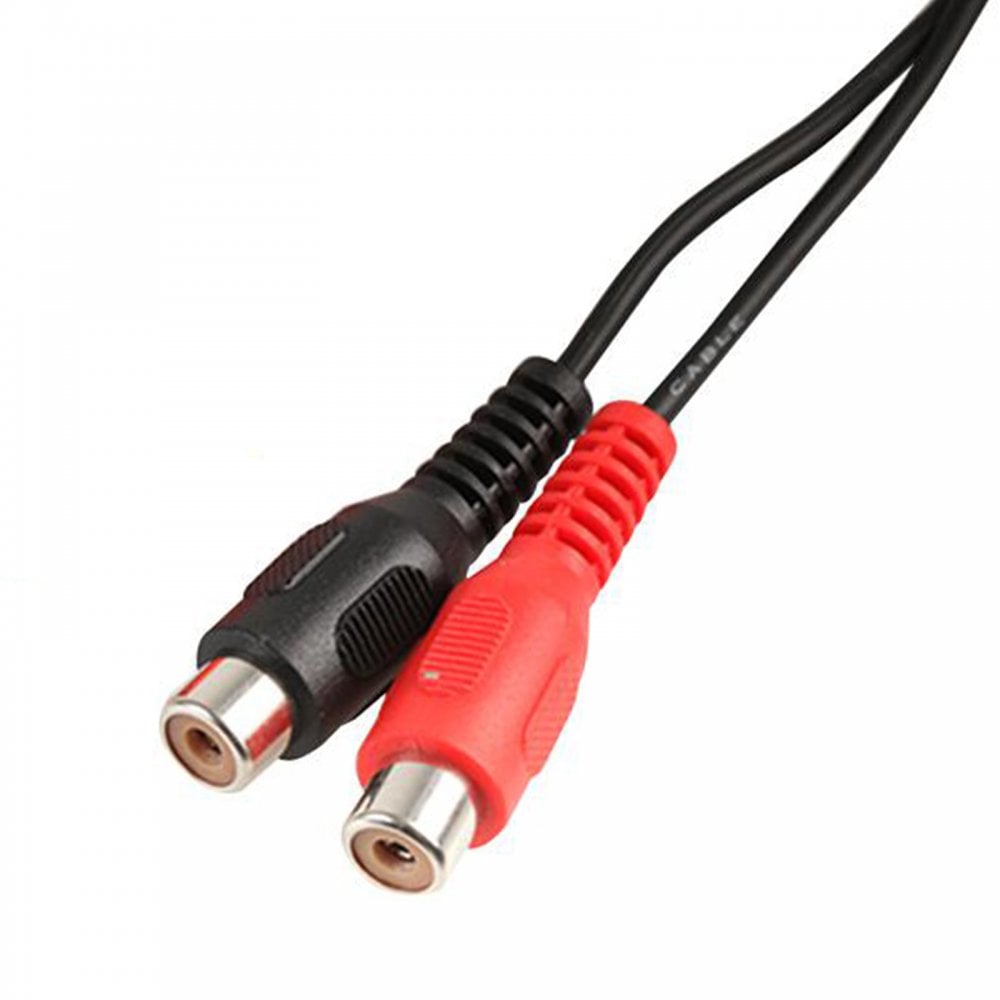 2 x RCA Phono Plugs to 2 x RCA Phono Sockets 5M